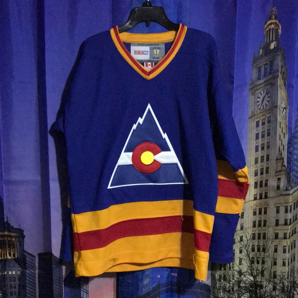 Colorado Rockies Hockey Jersey (CCM knock off)